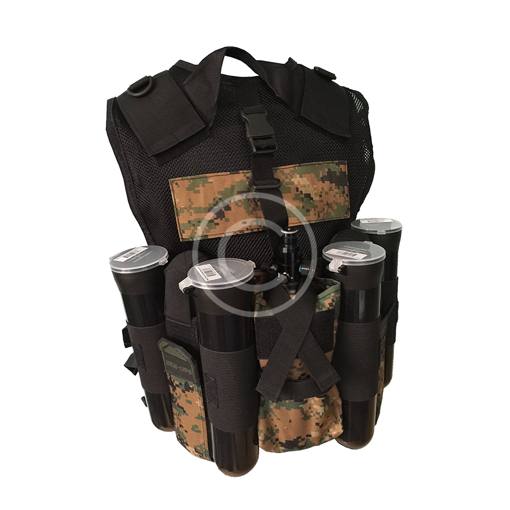 Black Tactical Backpacker